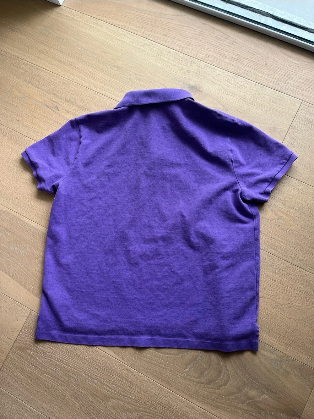 Ralph Lauren Kids Polo Shirt in Purple with White Pony